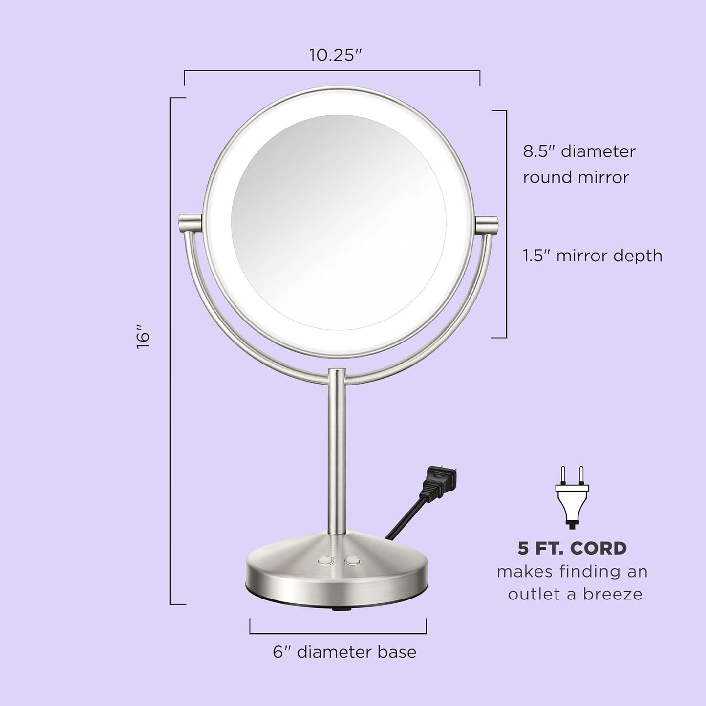 Lighted Makeup Mirror